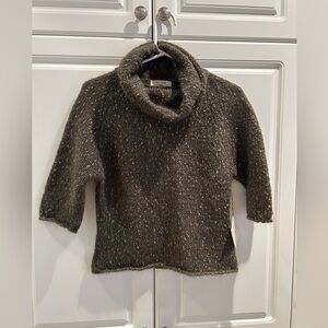 Alfred Sung Green Mohair Turtleneck Sweater Size Medium NWT